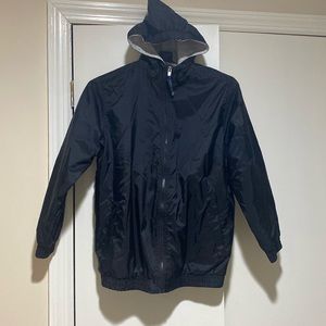 CHARLES RIVER Black performer lined rain jacket size large 14/16
